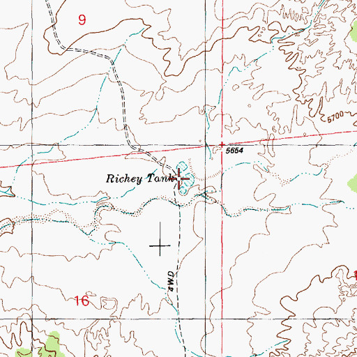 Topographic Map of White Tank, AZ