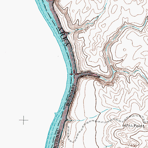 Topographic Map of Seep Canyon, TX