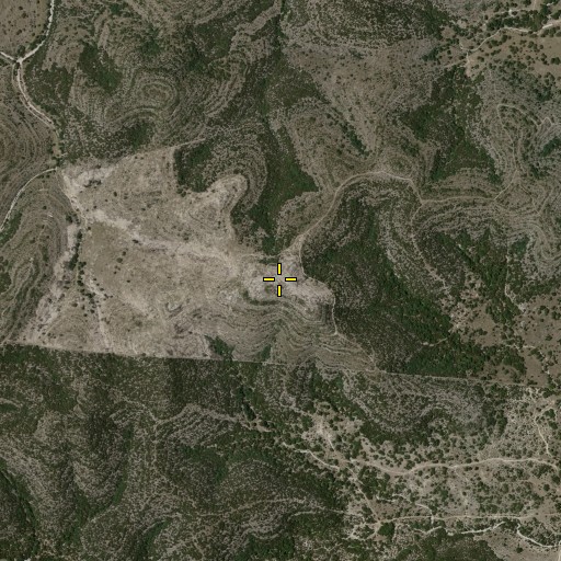 Aerial/Satellite Image of Seep Spring Mountain, TX