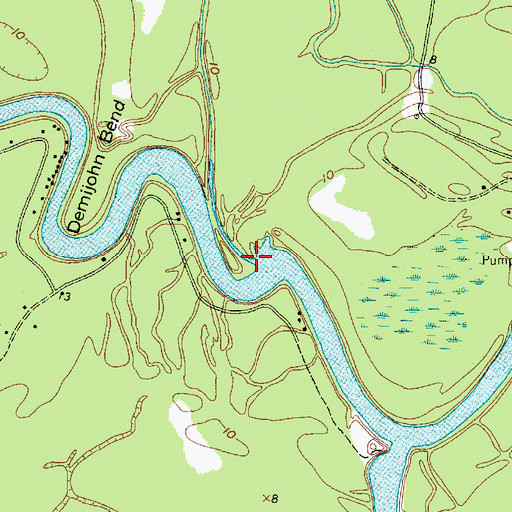 Topographic Map of Self Bayou, TX