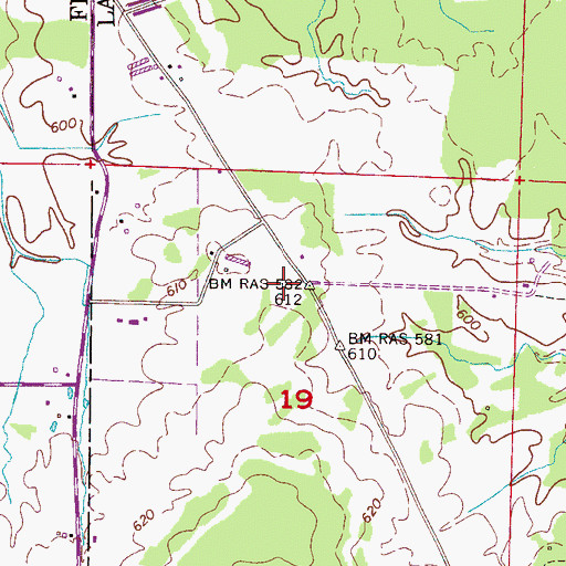 Topographic Map of Prairie Grove School (historical), AL