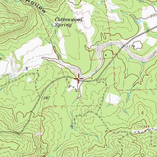 Topographic Map of Ship Hollow, TX