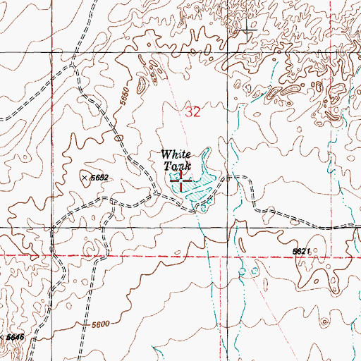 Topographic Map of White Tank, AZ