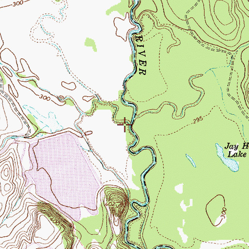 Topographic Map of Shop Branch, TX