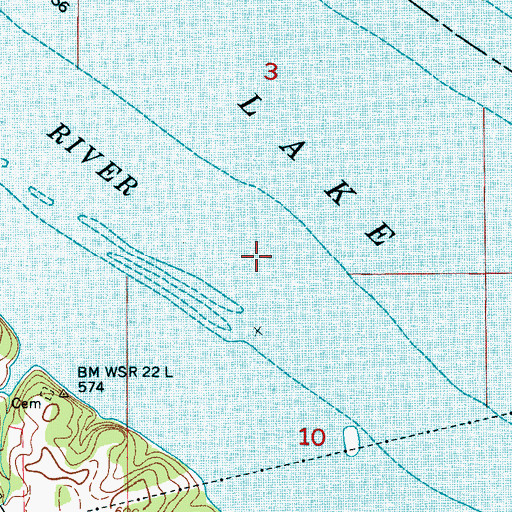 Topographic Map of Upper Bar, AL