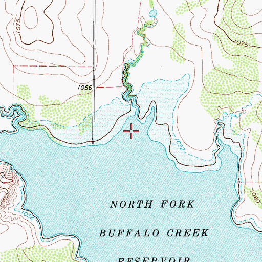 Topographic Map of Short Creek, TX