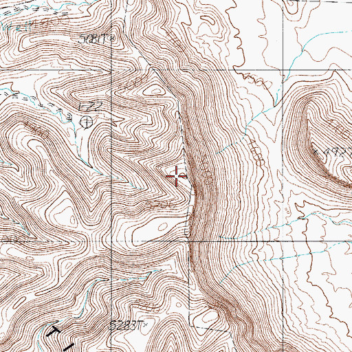 Topographic Map of Sierra Tinaja Pinta, TX