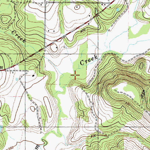 Topographic Map of Sixmile Creek, TX
