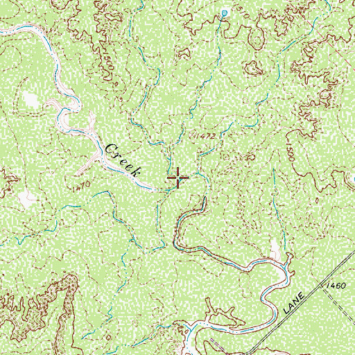 Topographic Map of Smelter Creek, TX