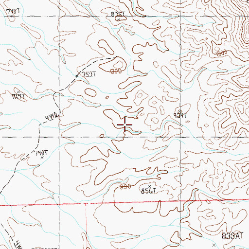 Topographic Map of White Tanks, AZ