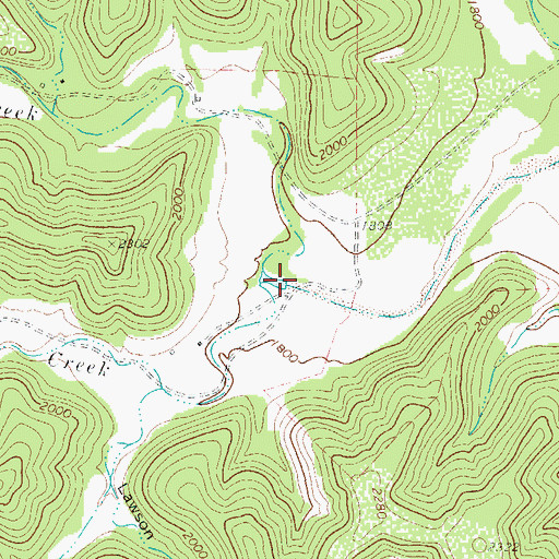 Topographic Map of South Cedar Creek, TX