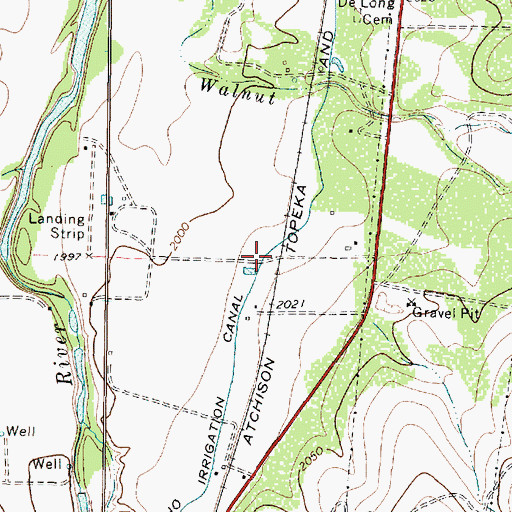 Topographic Map of South Concho Irrigation Canal, TX