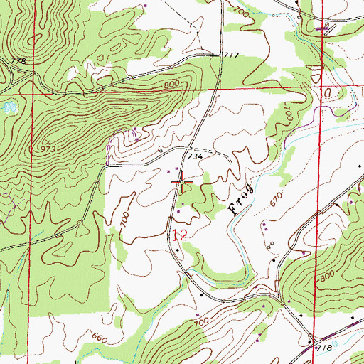 Topographic Map of Christian Mission Church, AL