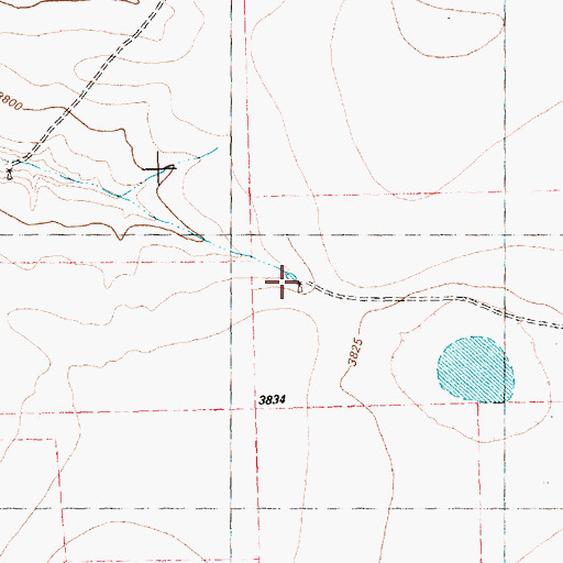 Topographic Map of South Pasture Windmill, TX