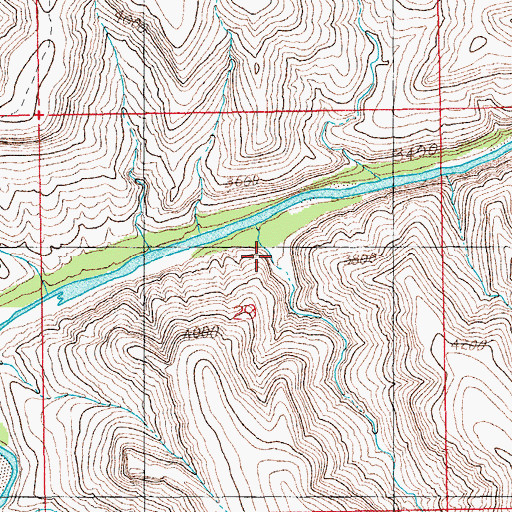 Topographic Map of White Trail Gulch, AZ