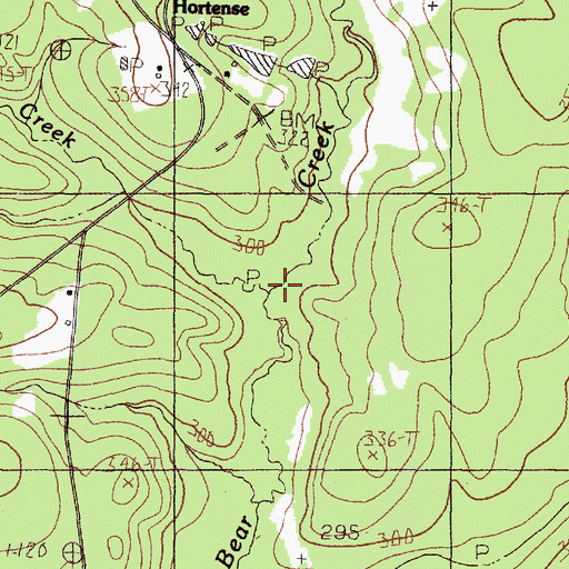 Topographic Map of Spring Branch, TX