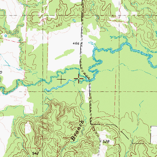 Topographic Map of Spring Branch, TX