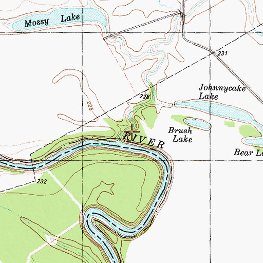 Topographic Map of Spring Creek, TX