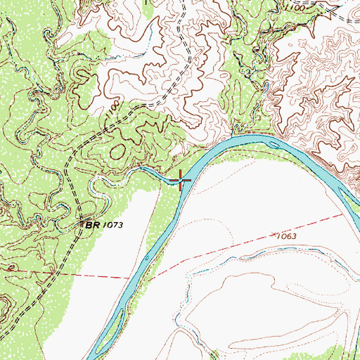 Topographic Map of Spring Creek, TX