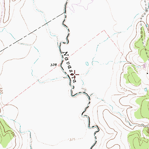 Topographic Map of Steepleton Branch, TX