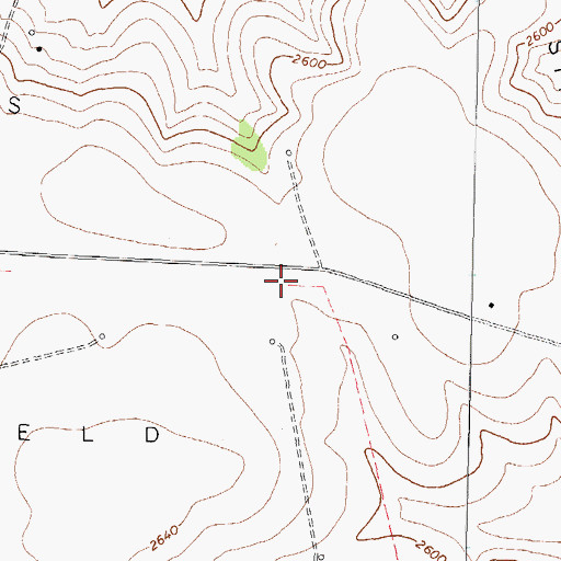 Topographic Map of Stiles Oil Field, TX