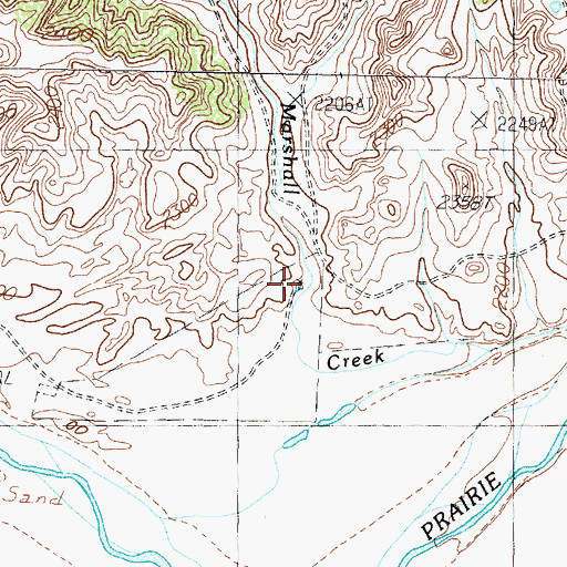 Topographic Map of Stinkhole Windmill, TX