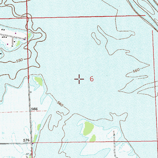 Topographic Map of McCoy Ferry (historical), AL