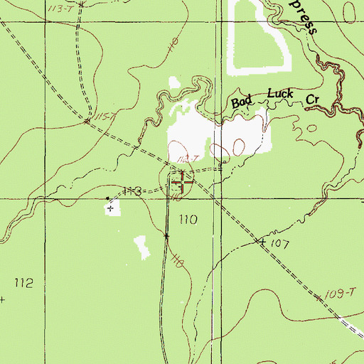 Topographic Map of Sutton Cemetery, TX