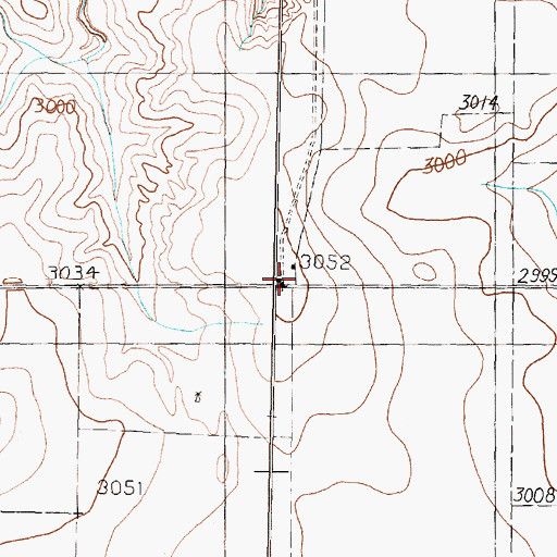 Topographic Map of Swift Ranch, TX