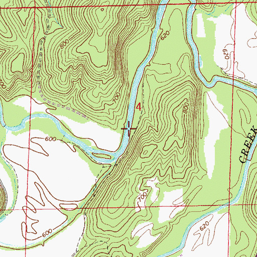 Topographic Map of Shield Mill (historical), AL