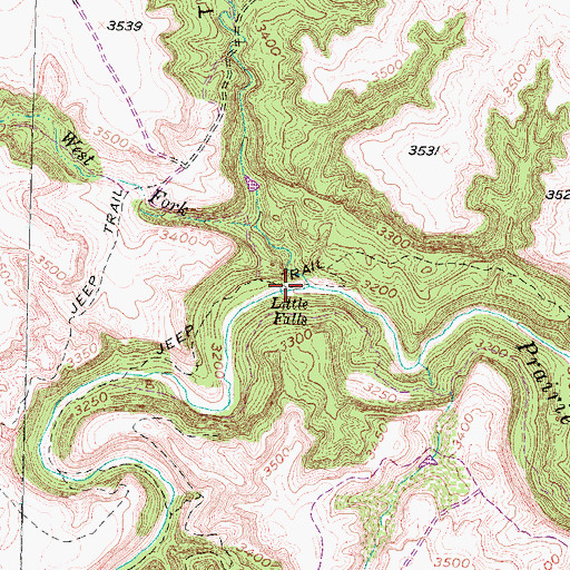 Topographic Map of Thomas Draw, TX