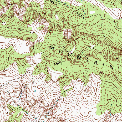 Topographic Map of Timber Mountain, TX