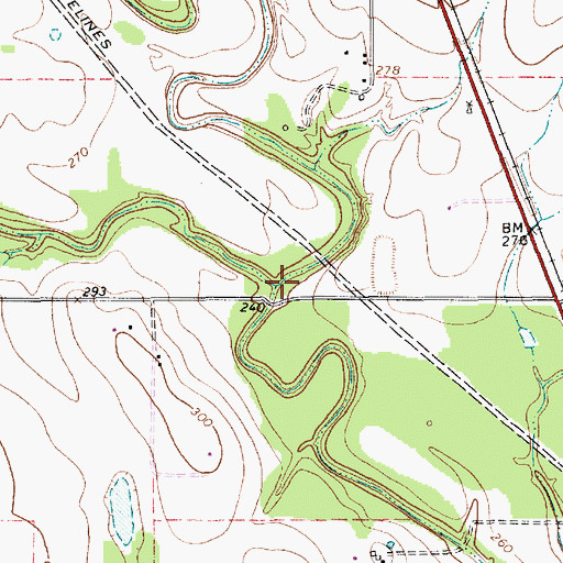 Topographic Map of Toro Creek, TX