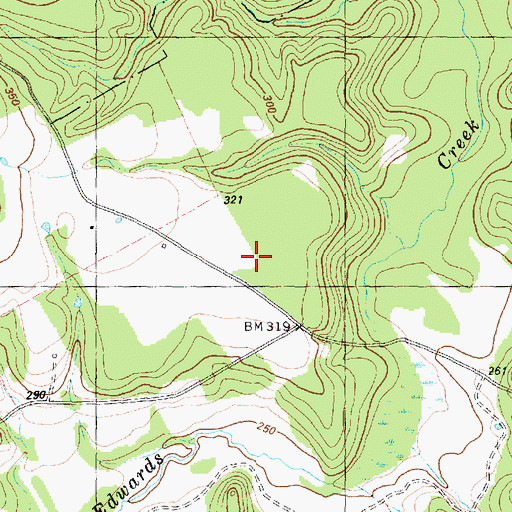 Topographic Map of Trinity Chapel School, TX