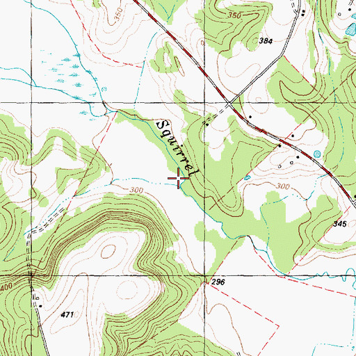 Topographic Map of Turkey Creek, TX
