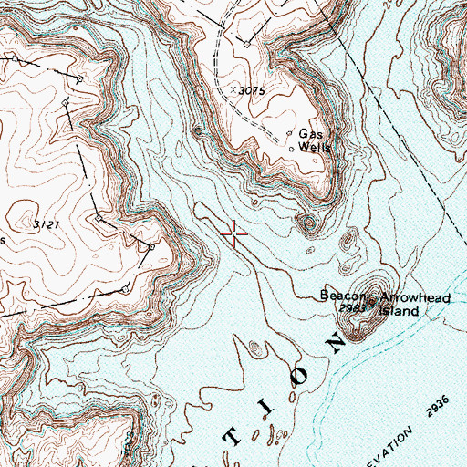 Topographic Map of Turkey Creek, TX