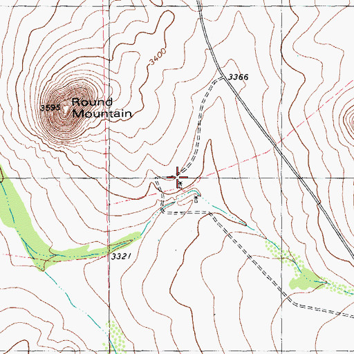 Topographic Map of Twenty Foot Windmill, TX