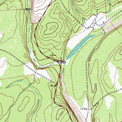 Topographic Map of Twomile Draw, TX