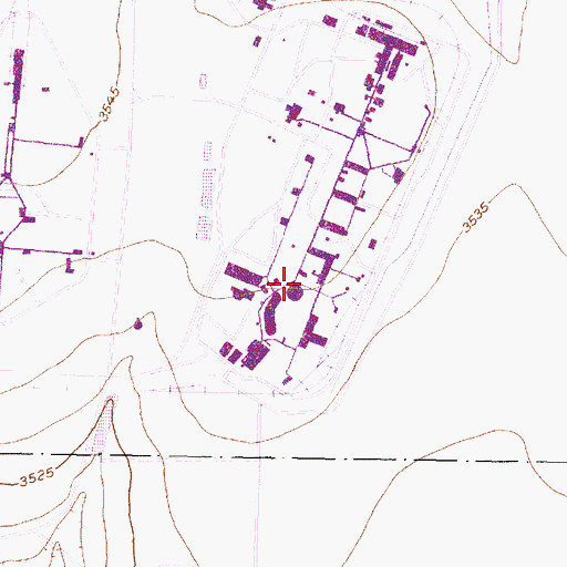 Topographic Map of USAEC Pantex Plant, TX