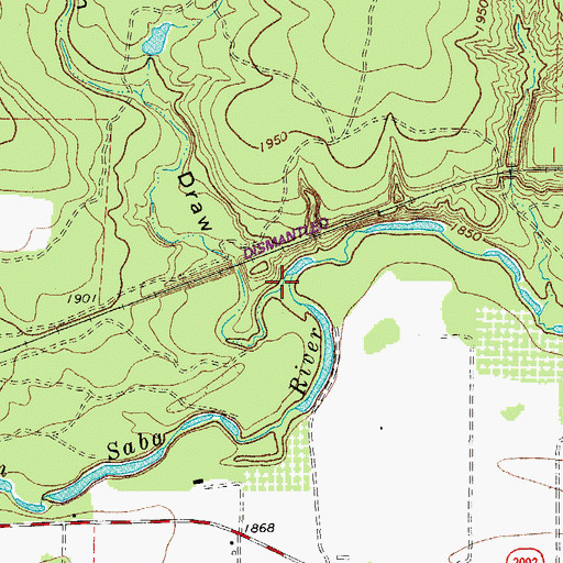 Topographic Map of Volkmann Draw, TX