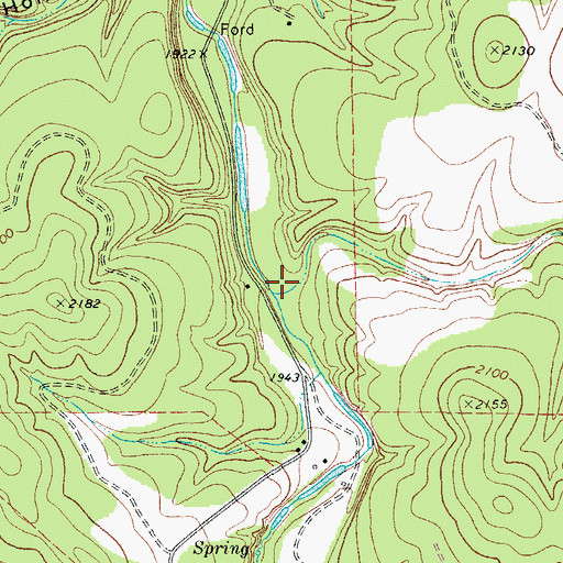 Topographic Map of Wagon Bed Draw, TX
