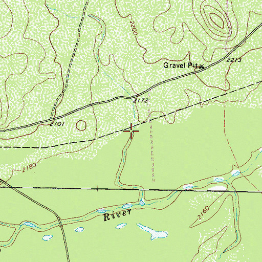 Topographic Map of Wallace Draw, TX