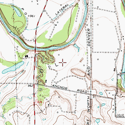 Topographic Map of West Oil Field, TX