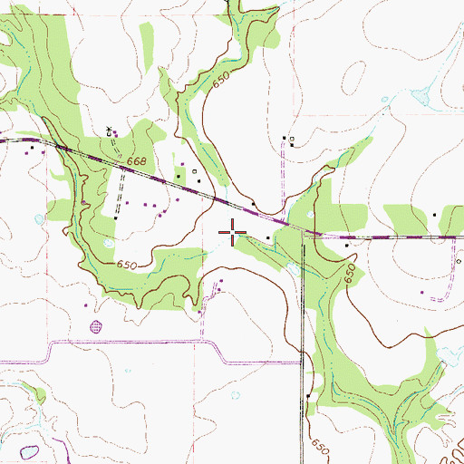 Topographic Map of West Prong Atascosa River, TX