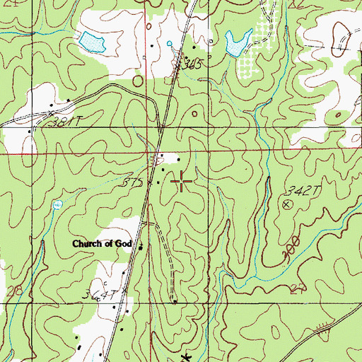 Topographic Map of Assembly School (historical), AL