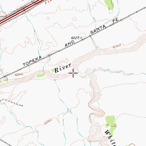 Topographic Map of Whitewater Arroyo, AZ