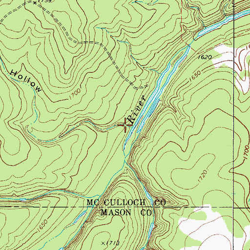 Topographic Map of Wild South Hollow, TX