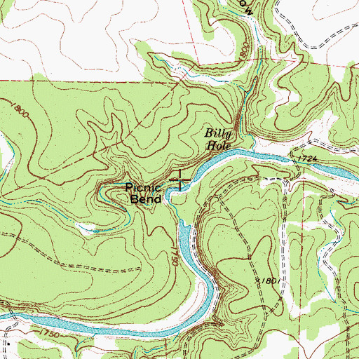 Topographic Map of Wilkerson Draw, TX