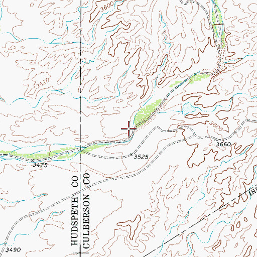 Topographic Map of Wilson Canyon, TX