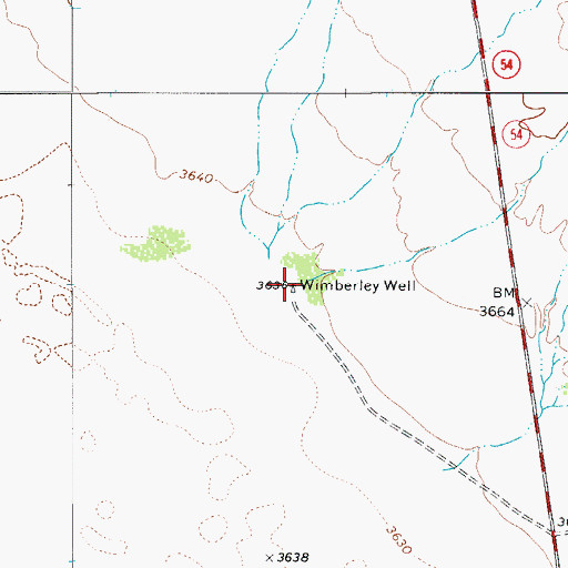 Topographic Map of Wimberley Well, TX